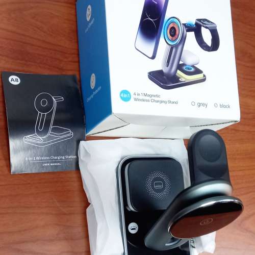 自動配對無線充電器+支架automatch wireless charger stand