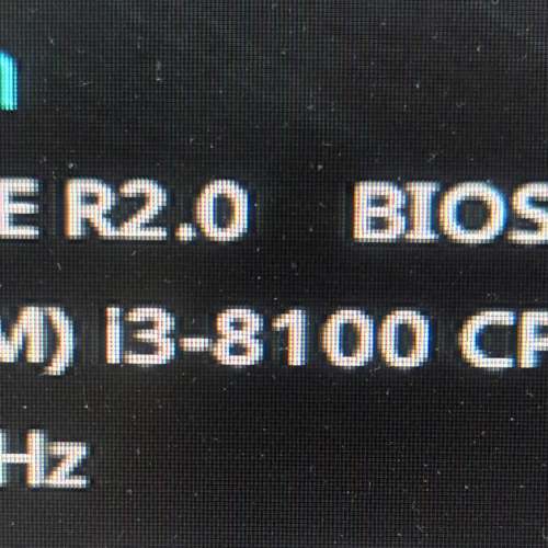 Intel i3 8100 + Asus H310M-E + SSD