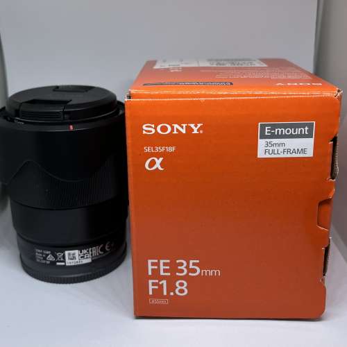 放99.9%新行貨sony 35 f1.8