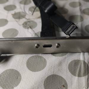 USB 3.1 前面板接頭 Type-E 轉 USB-C Type C 母頭連接器延長線