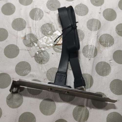 USB 3.1 前面板接頭 Type-E 轉 USB-C Type C 母頭連接器延長線