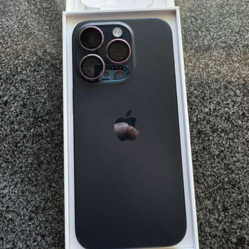 香港行貨iphone 15 pro 256gb 藍色有盒