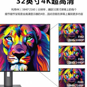 屯門良景輕鐵站交收 32吋 4K 超高清LED MON. 有條幼線.