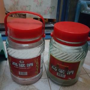 高粱酒玻璃罐買一送一