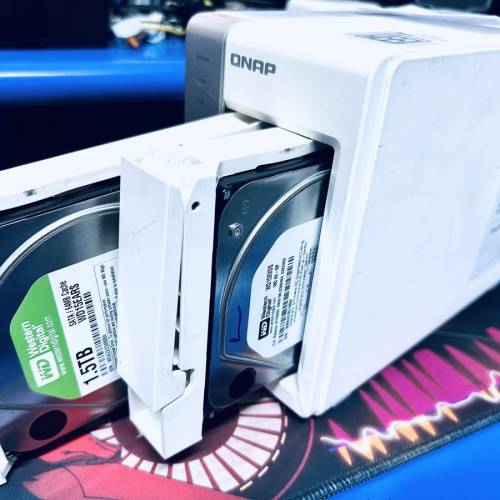 Qnap TS 231 nas 私雲 vpn server 連 1.5T x2