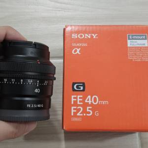 Sony FE 40mm F2.5 G 90% New