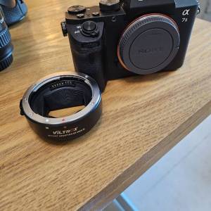 Sony a7m2  連 Viltrox EF-NEX II 電子 轉接環
