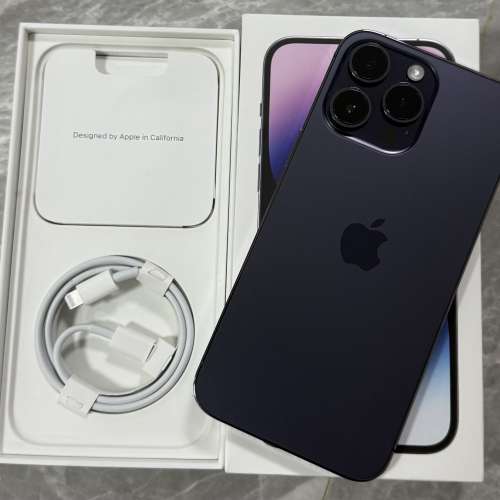 95% new iPhone 14 Pro Max 512g 香港行貨 ZA/A