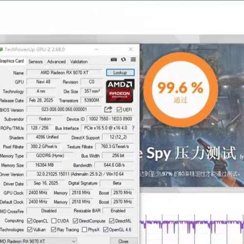盈通 RX 9070 櫻瞳水著 (國行板)