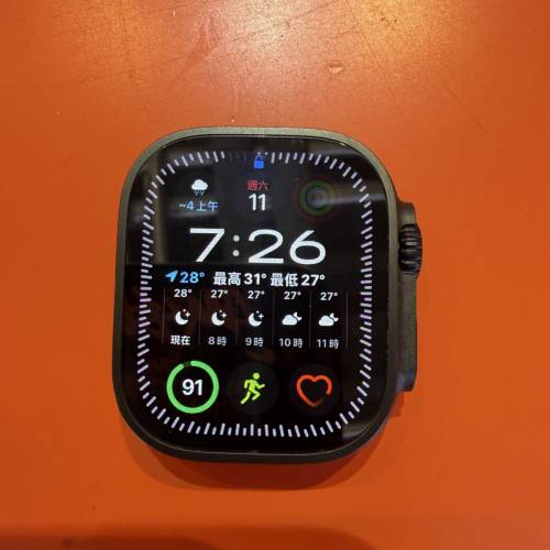 Apple Watch Ultra 2 黑色鈦金屬