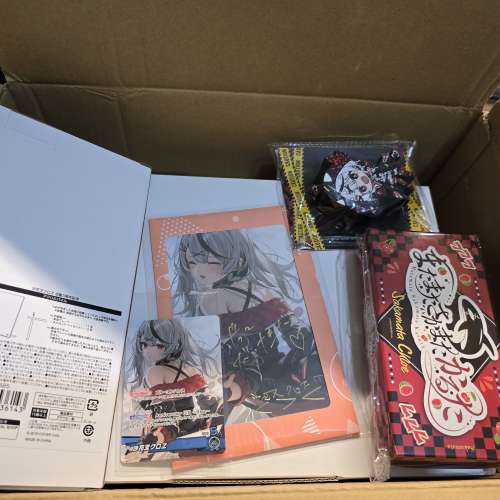 hololive 沙花叉クロヱ 活動3周年記念 送玻璃滑鼠墊 300x250 mm 沙花叉克蘿伊