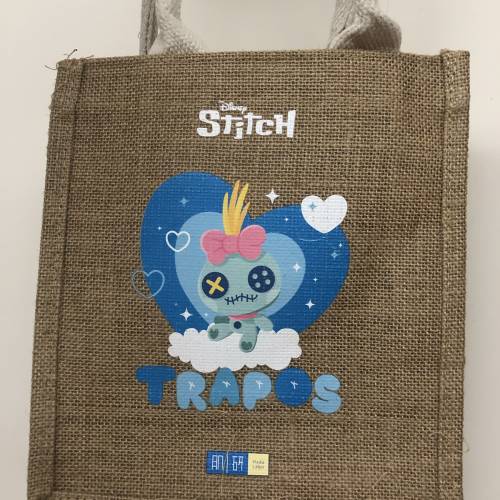 stitch 史迪仔 麻布袋 bag Scrump 小甘