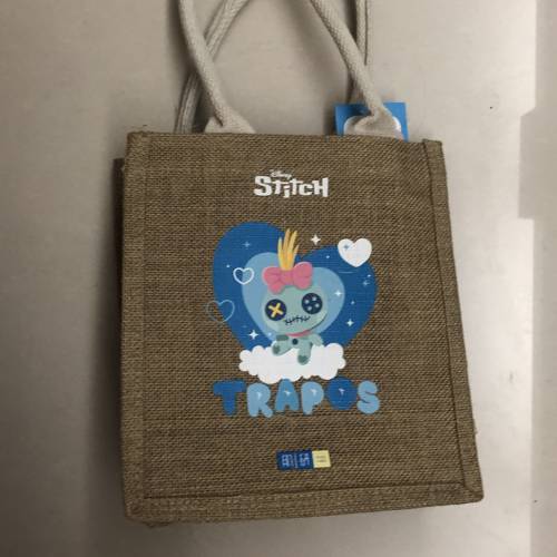 stitch 史迪仔 麻布袋 bag Scrump 小甘