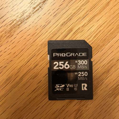 Prograde Digital V90 UHS-II SDXC 記憶卡 256GB [R:300 W:250]