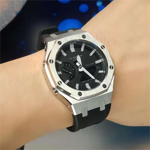 全新 GA2100 Casioak 鋼框膠帶款