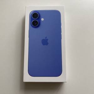 港行全新 iPhone 16 256gb ultramarine 一年蘋果保養 what app 6497 6645
