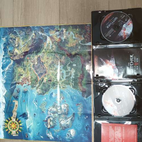 巫師3:狂獵 PC光碟 附遊戲地圖
