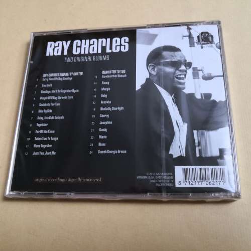 RAY CHARLES AND BETTY CARTER TWO ORIGINAL ALBUMS 歐版