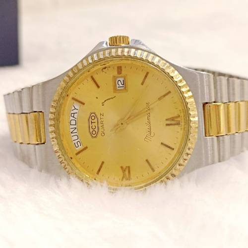 議價請移玉步no bargain 
😍 #Vintage Swiss 「OCTO樂都」#missilemaster電子石英Q...