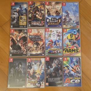 Switch games 12隻 全部有中文