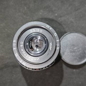 Industar-50 50/3.5 M39  俄羅斯 蘇聯 Russia 50mm 50 LTM L39 可轉 Canon nikon F...