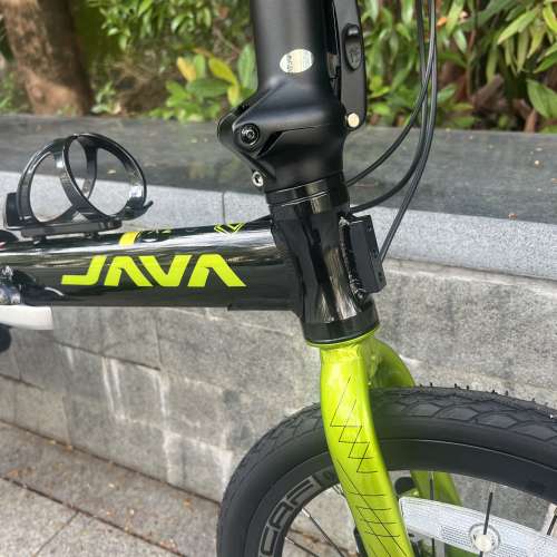 2025 新款 JAVA X2 7速 油剎 16吋349鋁合金折叠車 送水架前後蛙燈