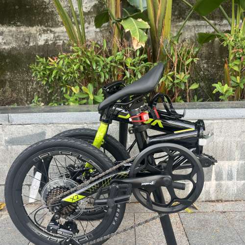 2025 新款 JAVA X2 7速 油剎 16吋349鋁合金折叠車 送水架前後蛙燈