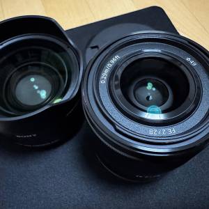 Sony FE 28mm F2 鏡頭 連 超廣角轉接鏡 SEL075UWC for E-mount 全片幅無反相機