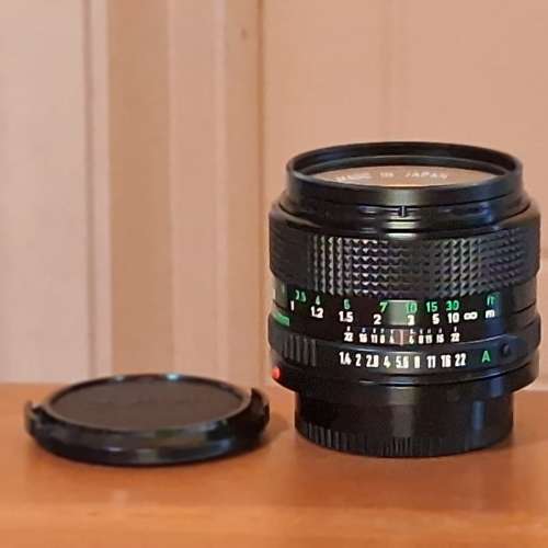 Canon fd 50mm f1.4 極新淨 Canon FD, 50mm f1.4. 鏡片清澈，保証沒有發霉.