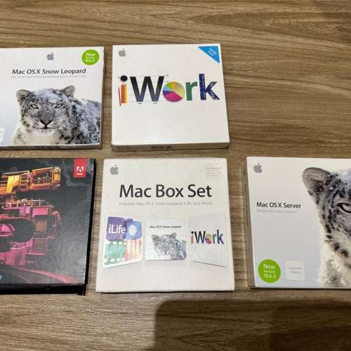 Mac OSX iWork, iLife, PhotoShop CS5 Master Software