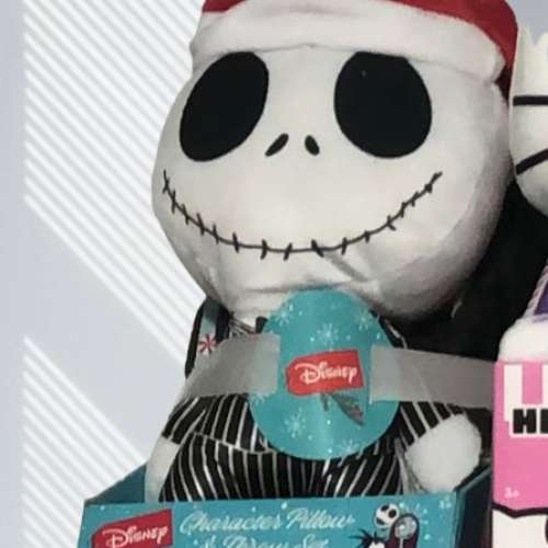 禮物套裝 the nightmare before Christmas jack skeleton plush & blanket set 怪誕...