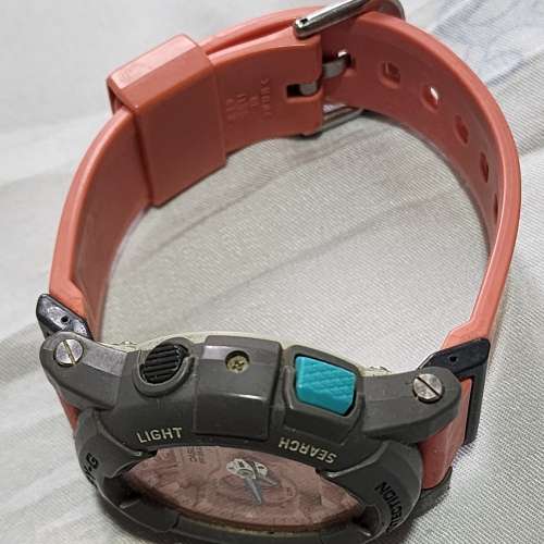 CASIO 卡西歐 BABY-G 衝浪滑板極限運動數位錶-粉橘 (BGA-180-4B2)