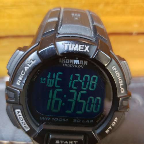 Timex Mens Ironman Rugged 30 Full-SZ Black Resin Strap Watch