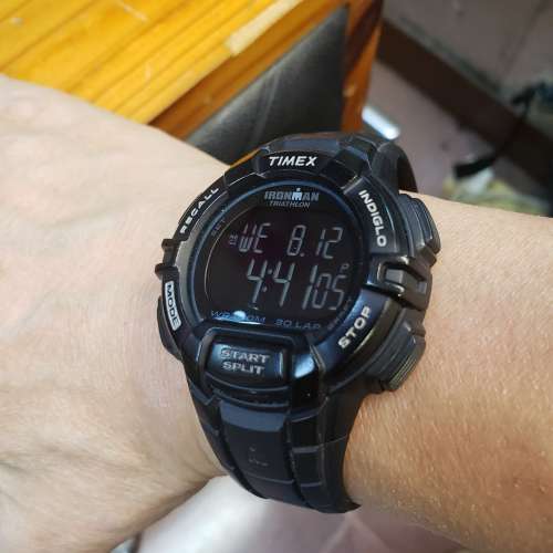 Timex Mens Ironman Rugged 30 Full-SZ Black Resin Strap Watch