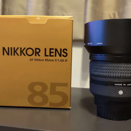 Nikon 85mm f/1.4D 人像鏡皇