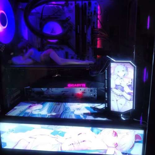 Intel® Xeon® 致強E5 RGB電競電腦主機，16G 記憶體* 512G SSD固態硬盤，RGB 氛圍...