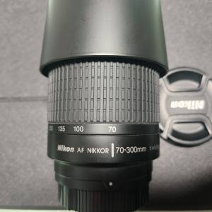轉Nikon AF Zoom-Nikkor 70-300mm f/4-5.6 全片幅鏡 送FILTER