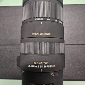 轉 Sigma APO 120-400mm F4.5-5.6 DG OS HSM NIKON F