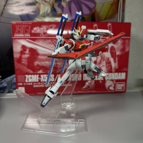 HG CE 1:144 機動戰士高達 特種命運 Seed Destiny 衝擊高達 雙劍魅影 已砌 部分上色...