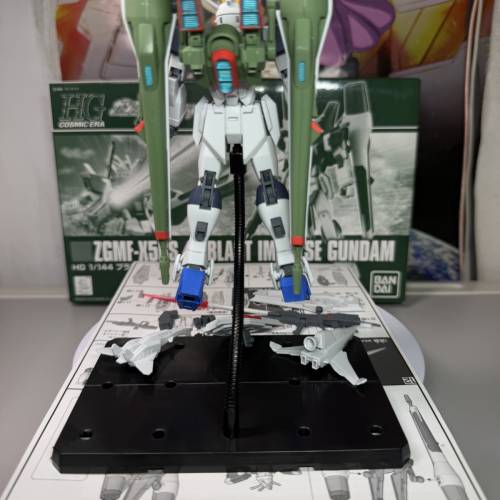 HG CE 1:144 機動戰士高達 特種命運 Seed Destiny 衝擊高達 爆破魅影 已砌 部分上色...