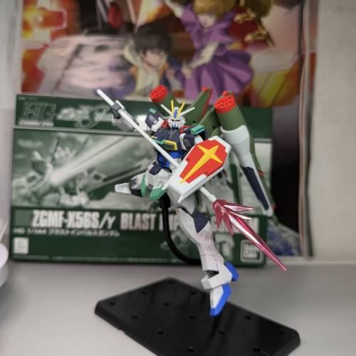 HG CE 1:144 機動戰士高達 特種命運 Seed Destiny 衝擊高達 爆破魅影 已砌 部分上色...