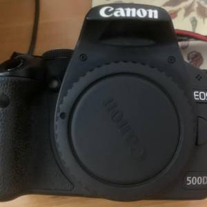 代友出售 二手 Canon EOS 500D 單反相機 + Canon Speedlite 580EX II 閃光燈 HK$50...