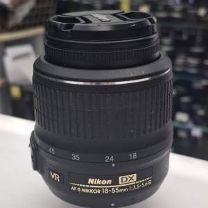 NIKON DX AF-S 18-55MM F3.5-5.6G VR 95% NEW