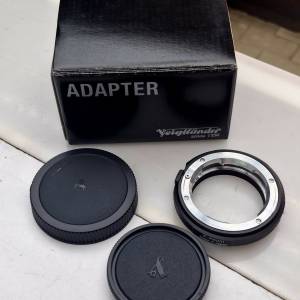 VIGTLANDER ADPATER VM / SONY-E II LIKE NEW