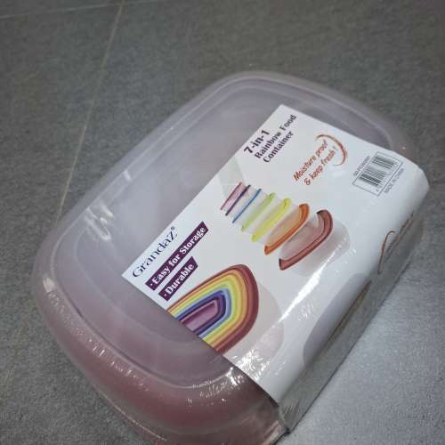 7層膠盒套裝. 7-in-1 container set