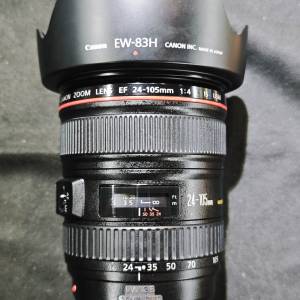 canon 24-105/4 L USM IS MACRO EF 佳能 24mm 105mm 24 105 送filter 99%new 功能全...