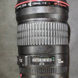 canon 135/2 L USM EF 佳能 135mm 135 冇盒冇單冇證 有罩 送filter  98%new 鏡片通...