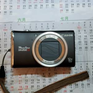 Canon PowerShot SX200 IS CCD - 經典12x超級變焦相機