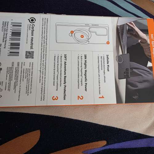 Samsung S25ultra HardDrop and 360 degree Spin Kick Stand Case