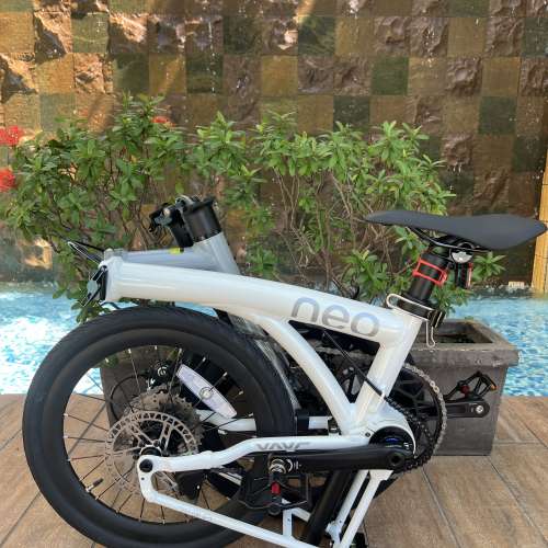 (小量到貨) 2025 新款 JAVA NEO 9速 碟剎349鋁合金折叠車 （三折叠小布 國布 ）送前...